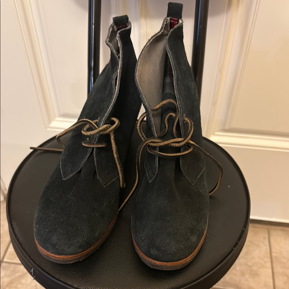 Sperry Black Suede Women's Ankle Boots
